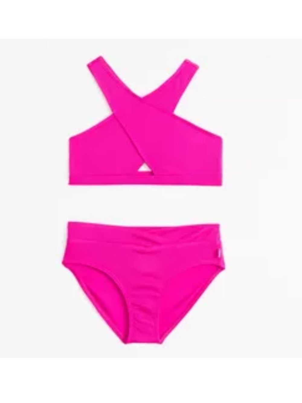 abercrombie kids Hot Pink Cross-Back Two-Piece Swim Set